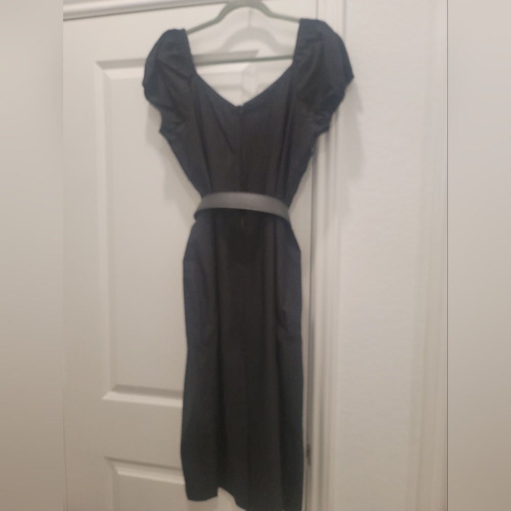 Vixen by Micheline Pitt, Peasant Wiggle Dress, Black 2XL - Picture 6 of 9